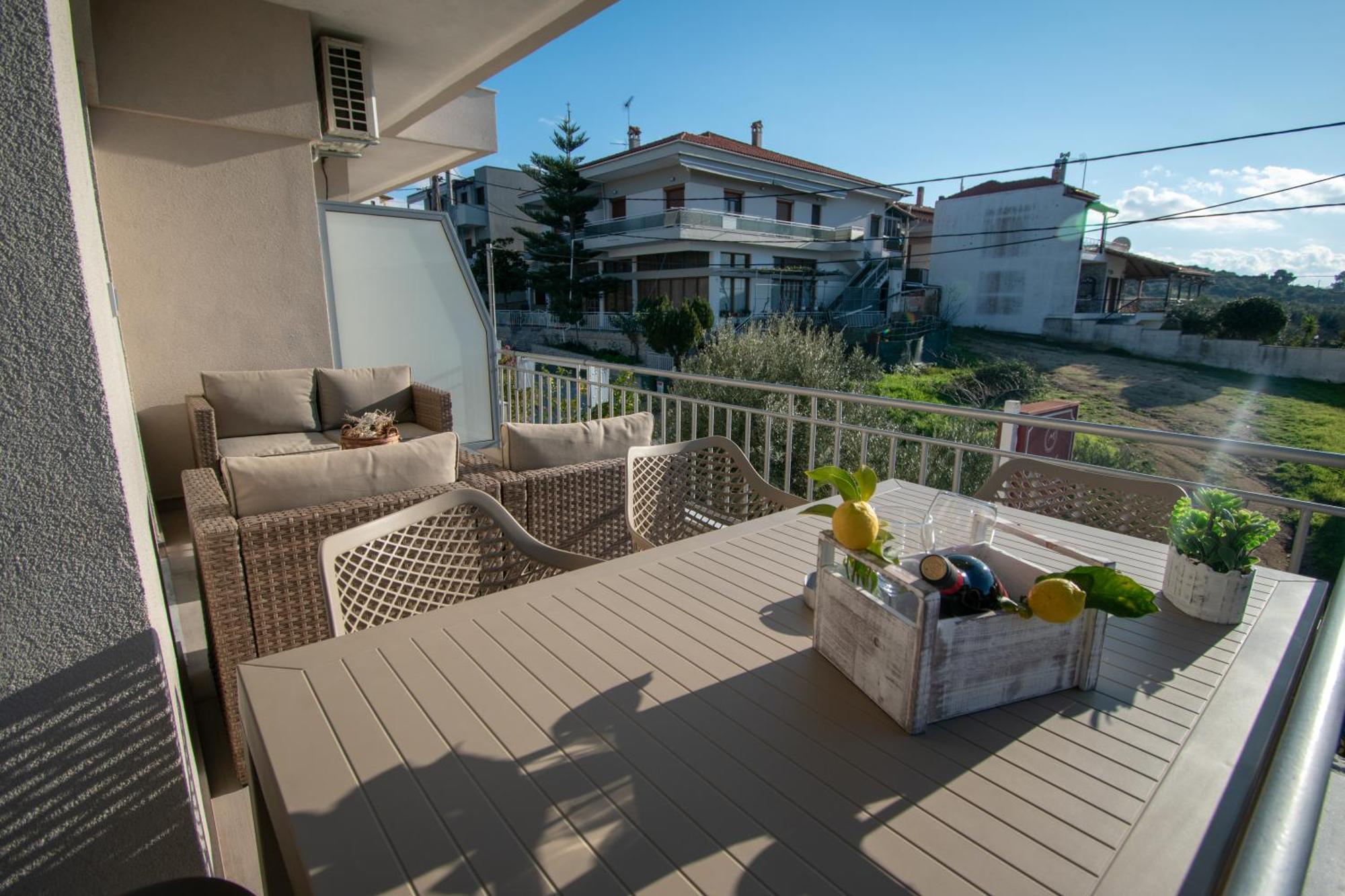 Magdalena Seaside Apartments Неа-Рода Экстерьер фото